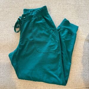 Med Couture | Touch yoga jogger scrub pant hunter green medium petite